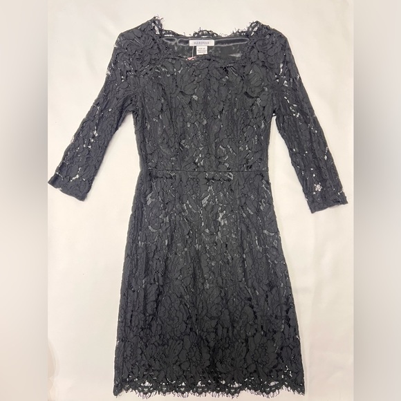 Lulus Glamorous Poker Face Black Lace Dress - Picture 8 of 13